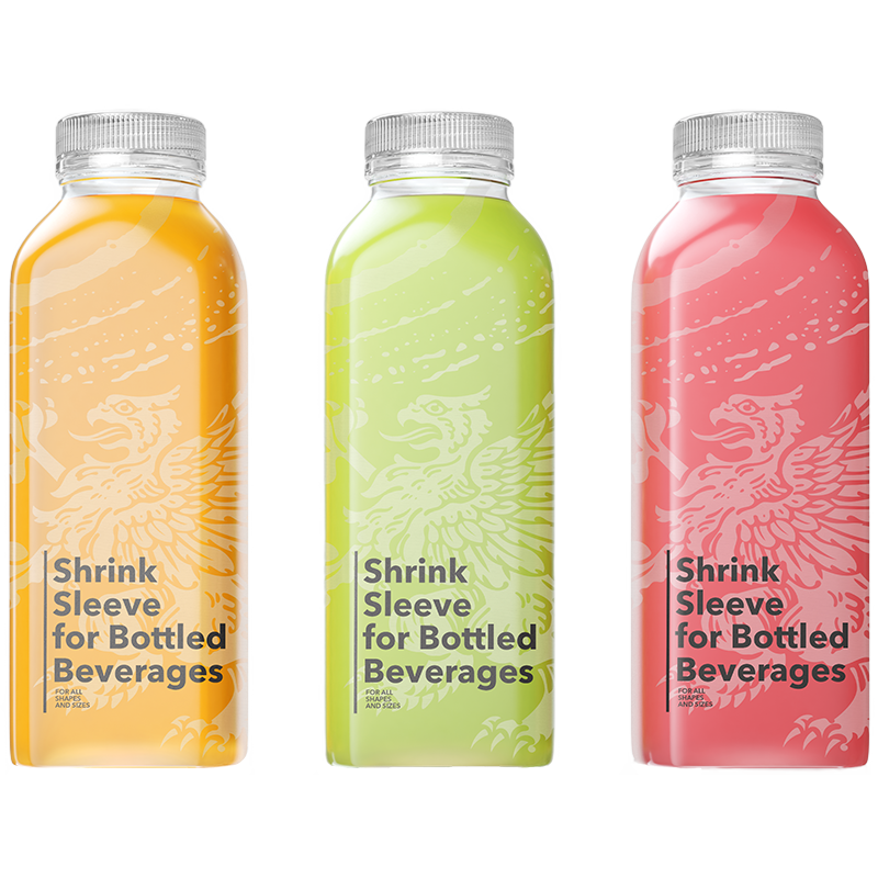 Shrink sleeve for bottled beverages - thumbnail Shrink sleeve for bottled beverages - thumbnail